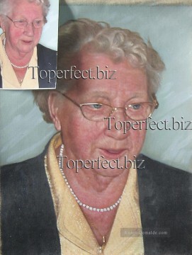 Exemplare von Anfertigungsporträt Werke - imd019 Oma Porträt